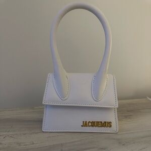 Jacquemus Le chiquito white mini tote